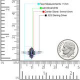 Three Stone Marquise Pear Trellis Ring