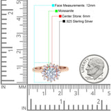 Art Deco Round Natural Floral Ring