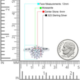 Art Deco Round Natural Floral Ring