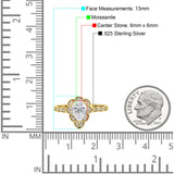 Art Deco Pear Teardrop Halo Ring 