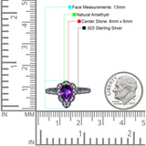 Art Deco Pear Teardrop Halo Ring 