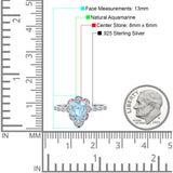 Art Deco Pear Teardrop Halo Ring 