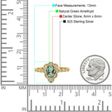 Art Deco Pear Teardrop Halo Ring 