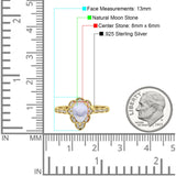 Art Deco Pear Teardrop Halo Ring 