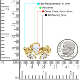 Teardrop Pear Leaf Style Ring