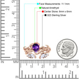 Teardrop Pear Leaf Style Ring