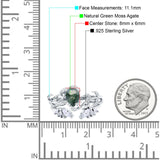 Teardrop Pear Leaf Style Ring