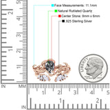Teardrop Pear Leaf Style Ring