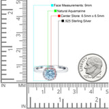 Art Deco Round Halo Vintage Ring