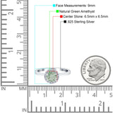 Art Deco Round Halo Vintage Ring