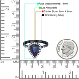 Pear Teardrop Natural Stone Halo Ring