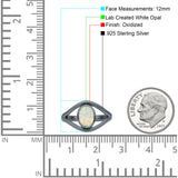 Oxidized Split Shank Oxidized Ring