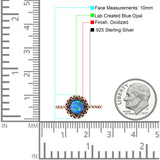 Oxidized Floral Twisted Rope Oxidized Ring