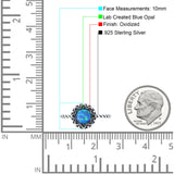 Oxidized Floral Twisted Rope Oxidized Ring