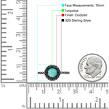 Oxidized Floral Twisted Rope Oxidized Ring