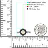 Oxidized Floral Twisted Rope Oxidized Ring