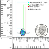 Oxidized Heart Solitaire Oxidized Ring