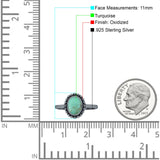 Oxidized Heart Solitaire Oxidized Ring