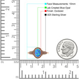 Twisted Rope Leaf Oxidized Ring