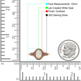 Twisted Rope Leaf Oxidized Ring