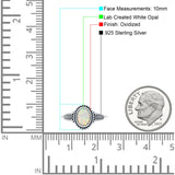 Twisted Rope Leaf Oxidized Ring