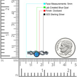 Solitaire Oxidized Ring