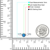 Solitaire Oxidized Ring