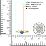 Solitaire Oxidized Ring