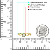 Solitaire Oxidized Ring