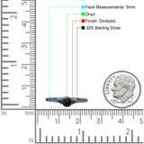 Oxidized Evil Eye Ring