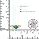 Oxidized Moon Ring