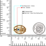 Hamsa Hand Evil Eye Ring