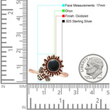 Oxidized Flower & Bee Oxidized Ring