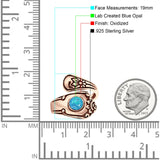 Oxidized Silver Spoon Oxidized Ring