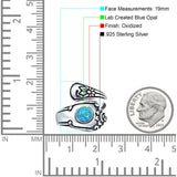 Oxidized Silver Spoon Oxidized Ring