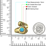 Oxidized Silver Spoon Oxidized Ring