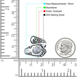 Oxidized Silver Spoon Oxidized Ring