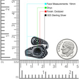 Oxidized Silver Spoon Oxidized Ring