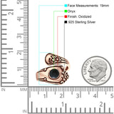 Oxidized Silver Spoon Oxidized Ring