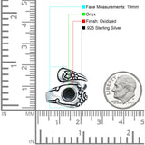 Oxidized Silver Spoon Oxidized Ring