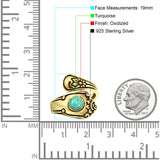 Oxidized Silver Spoon Oxidized Ring