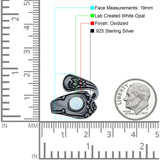 Oxidized Silver Spoon Oxidized Ring