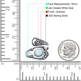 Oxidized Silver Spoon Oxidized Ring