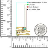 Oxidized Safety Pin Oxidized Ring