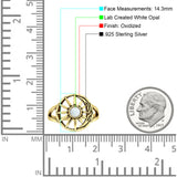 Celestial Sun Moon Ring
