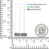 Swirl Bali Style Oxidized Beaded Band