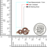 Oxidized Snake Ring