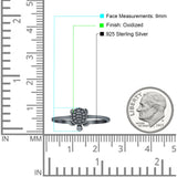 Turtle Ring Oxidized Band