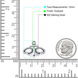 Twisted Roope Oxidized Anchor Ring