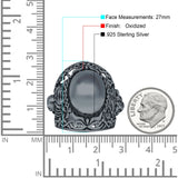 Oxidized Tiger Ring